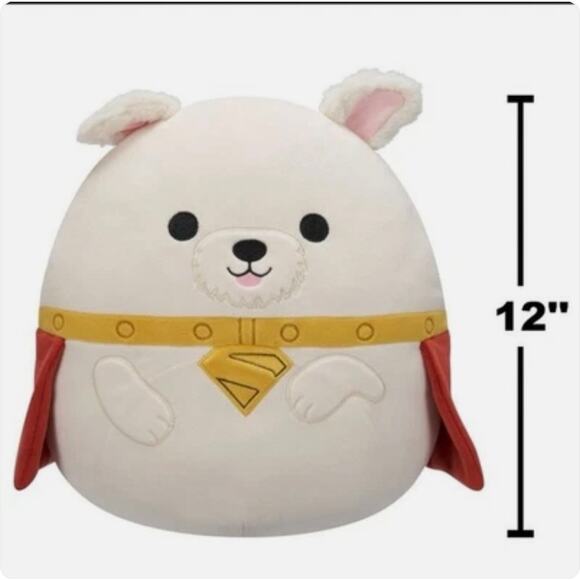 Squishmallows 12” Superman Krypto Super Dog Plush Marvel New s31 - Picture 2 of 4